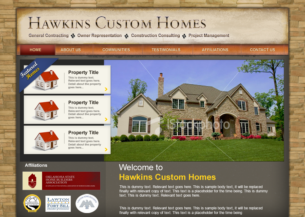 hawkins custom homes