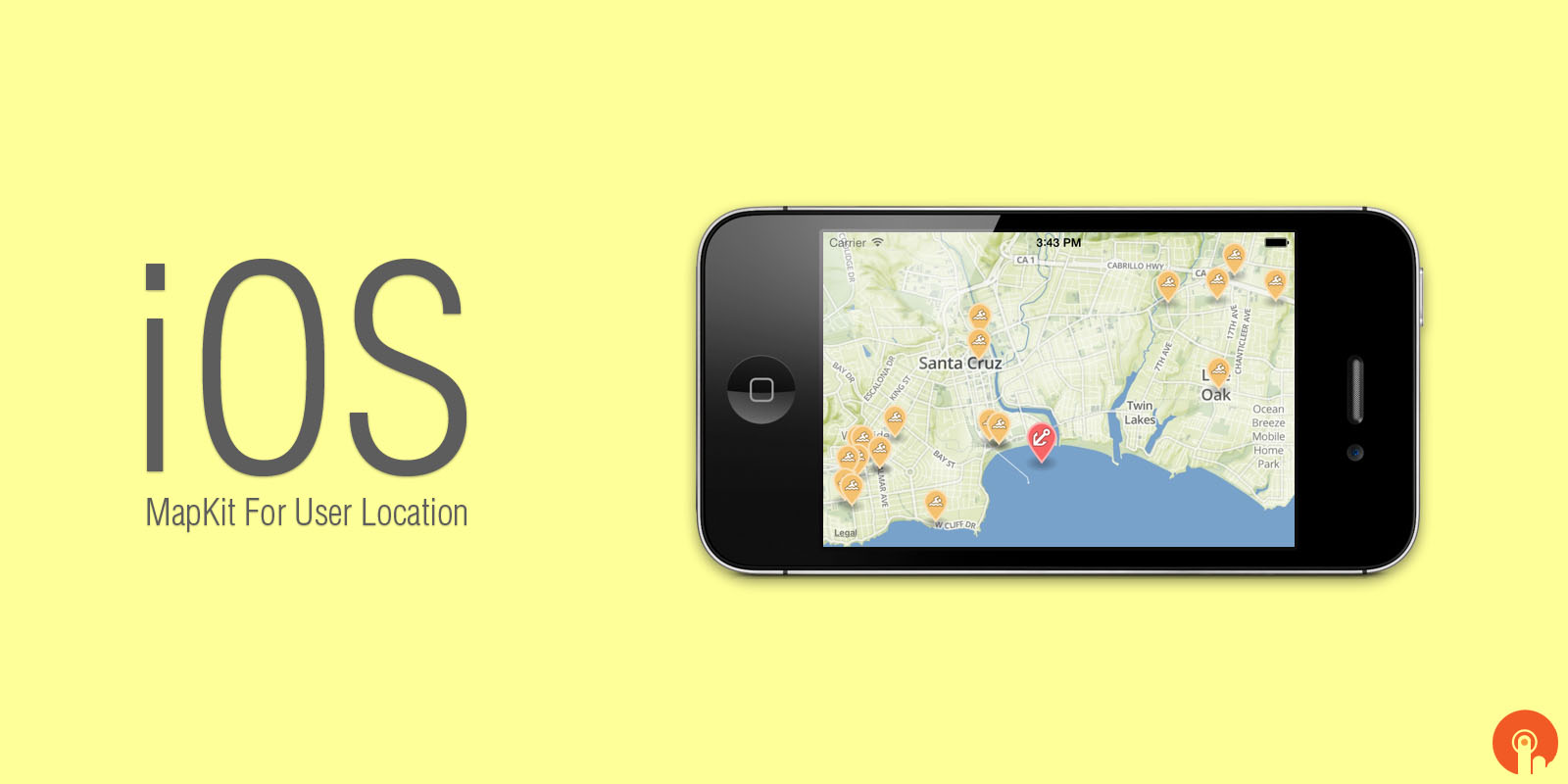 mapkit from ios for usr location